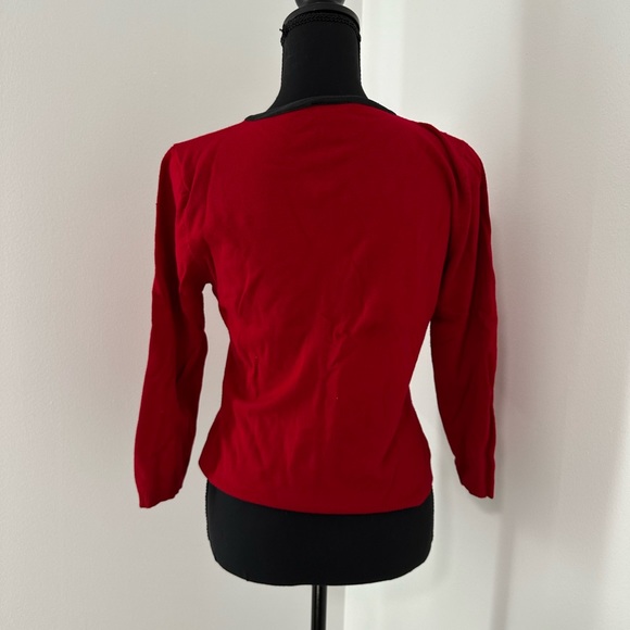 Vintage Red Sweater - Picture 3 of 4